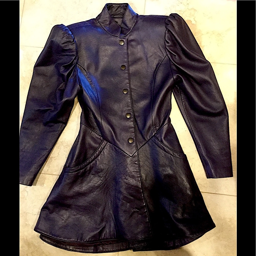 80’s Michael Hoban for North Beach Leather Dress - Picture 5 of 8